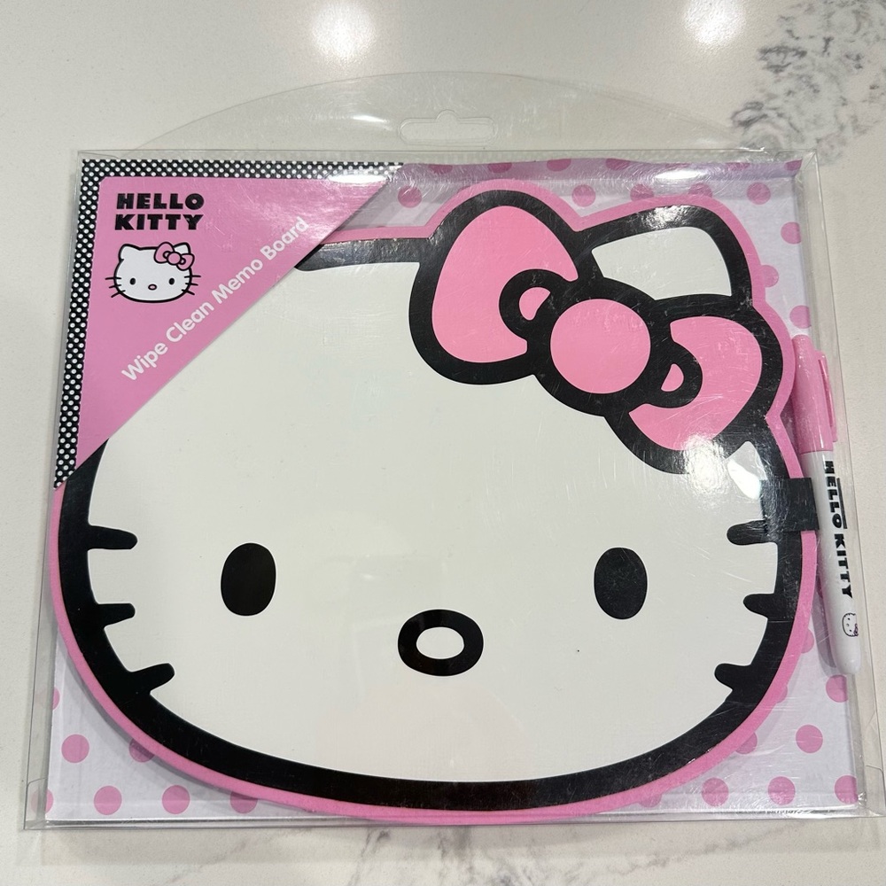 Hello Kitty - Rare Wipe Clean Memo Board - NWT